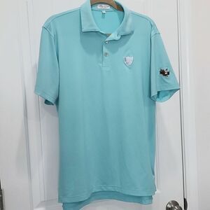 Peter Millar Summer Comfort,  Double Eagle, BB Golf Club, short Sleeve Polo,med